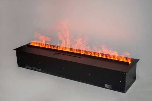 Электроочаг Schönes Feuer 3D FireLine 1000 Pro со стальной крышкой в Белгороде