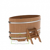 Купель овальная из дуба BentWood 0,92х1,66